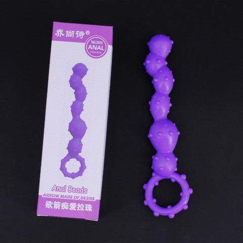 Que rung kích thích hậu môn gân gai chuỗi hạt 1