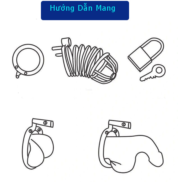 Khóa dương vật Inox không rỉ 6