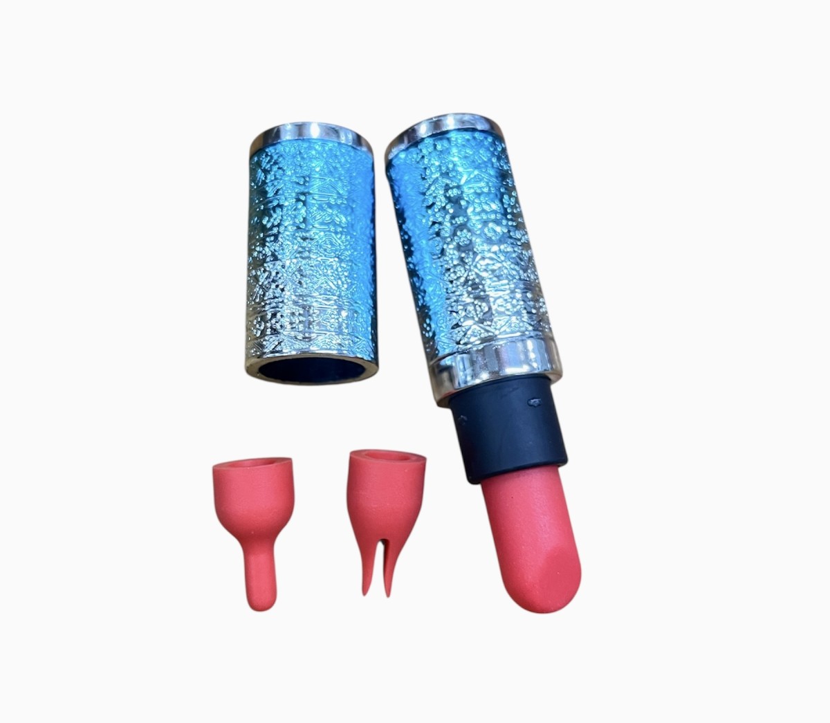 Trứng rung ngụy trang thỏi son mini rung cực đã 2 đầu phụ