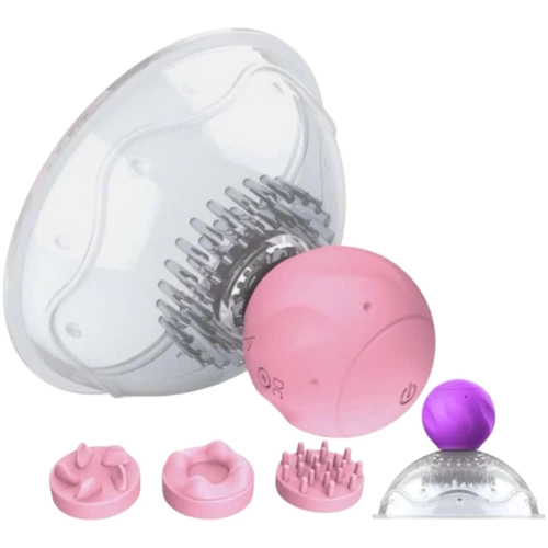 Máy Massage Ngực Âm Đạo Rung Xoay 3 Đầu Thay Thế