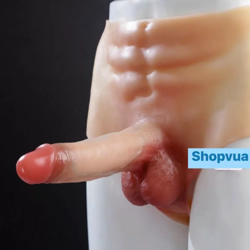 Quần đeo dương vật tích hợp rung phát nhiệt có điều khiển từ xa