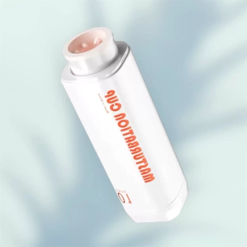 Âm Masturbation cup rung xoay đảo chiều thụt rên phát nhiệt cao cấp