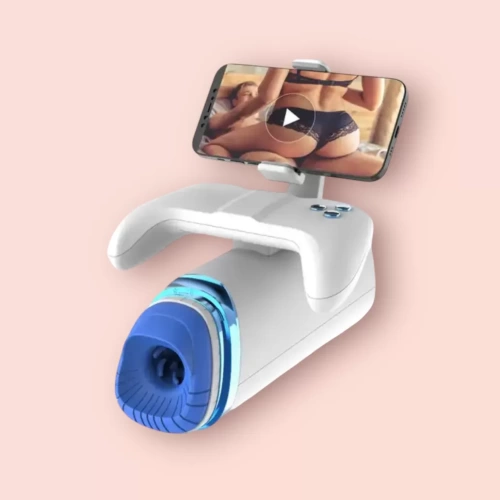 Âm Máy bay bú mút thụt xoay 360 độ kèm giá đỡ điện thoại 