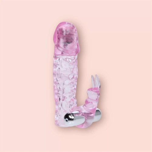 Bao cao su đôn dên rung 2 đầu 2 đầu Baile