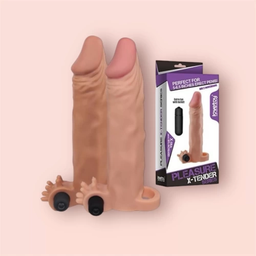 Bao cao su đôn dên Rung gốc Lovetoy X-Tender  có quai đeo 