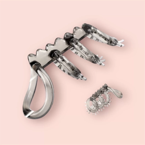 Vòng đeo dương vật gai mềm có quai bừu