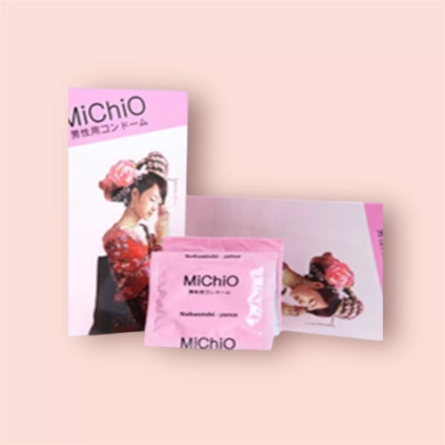 Bao cao su MiChiO gân siêu mỏng chân thật 12 bao nhật bản