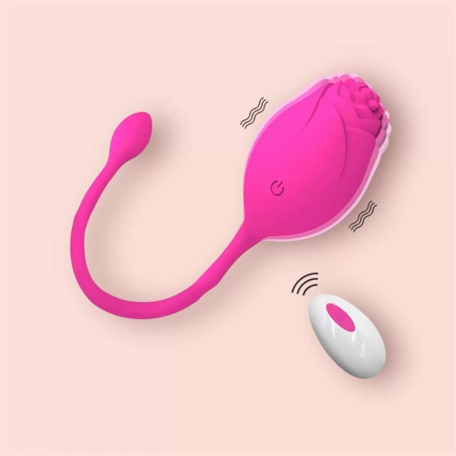 Trứng rung tình yêu hoa hồng điều khiển từ xa