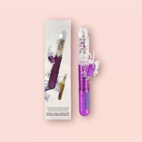 Dương vật giả rung xoay thụt pin sạc