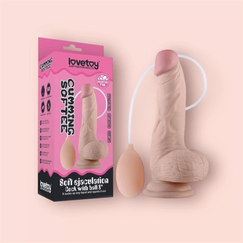 Sextoy dương vật giả có đế xuất tinh mềm mại