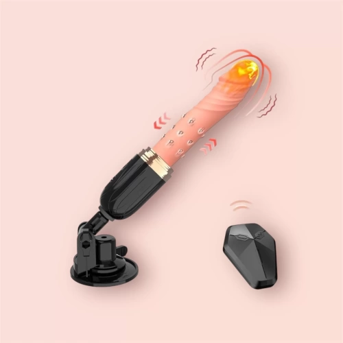 Dương Điều Khiển 10 Chế Độ Rung Thụt Bi Xoay