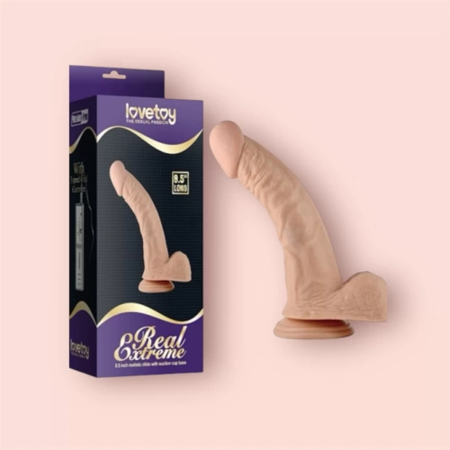Dương rung 8.5inch Lovetoy Real Extreme có đế 