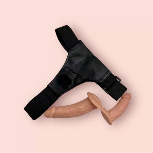 Dương vật giả 2 đầu có dây đeo không rung