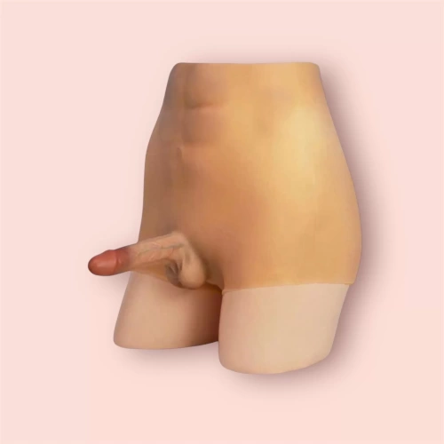 Quần dương vật giả size nhỏ đặc ruột 6 múi siêu mềm