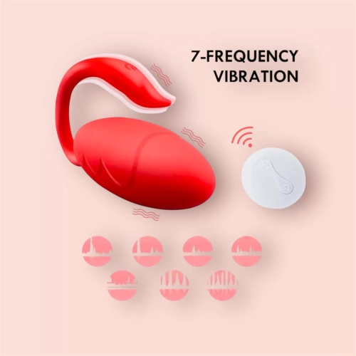 Trứng rung thiên nga có điều khiển từ xa rung mạnh mẽ